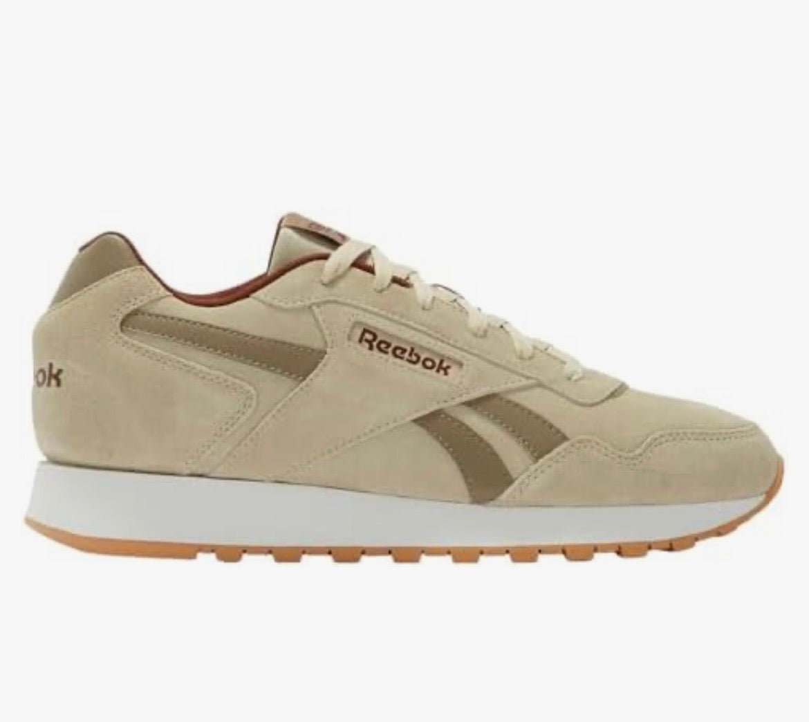 Reebok - Men’s beige/grey/brown retro shoe - glide