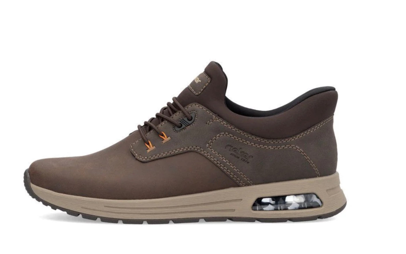 Rieker - Mens brown slip on shoe - B1051-25