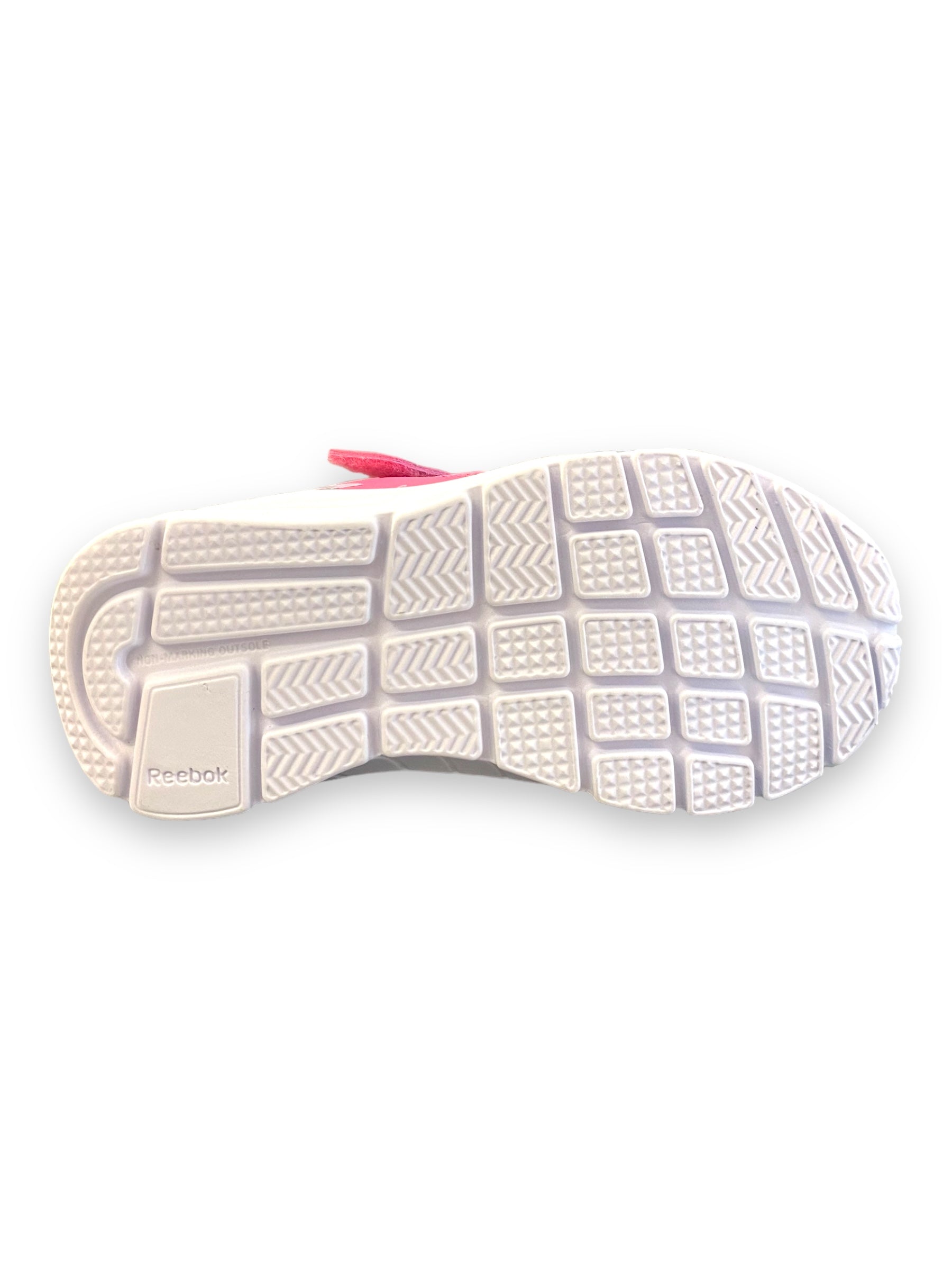 Reebok - Girls pink/black Velcro runner - Reebok rush runner 4.0