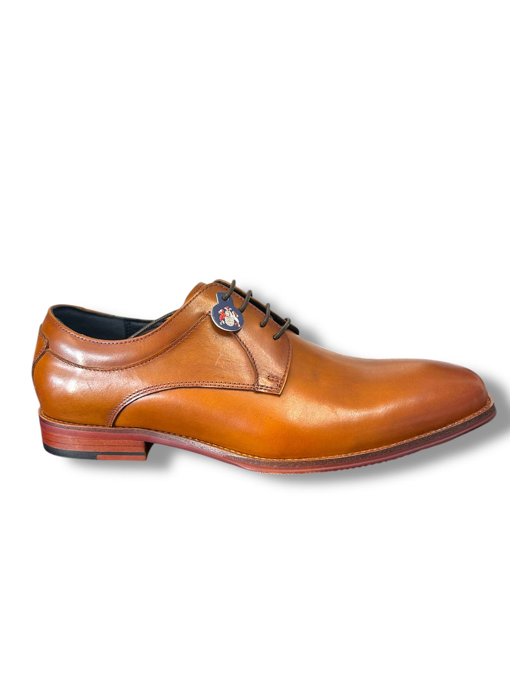 Tommy Bowe - Men’s brown dress shoe - Goretti whiskey.