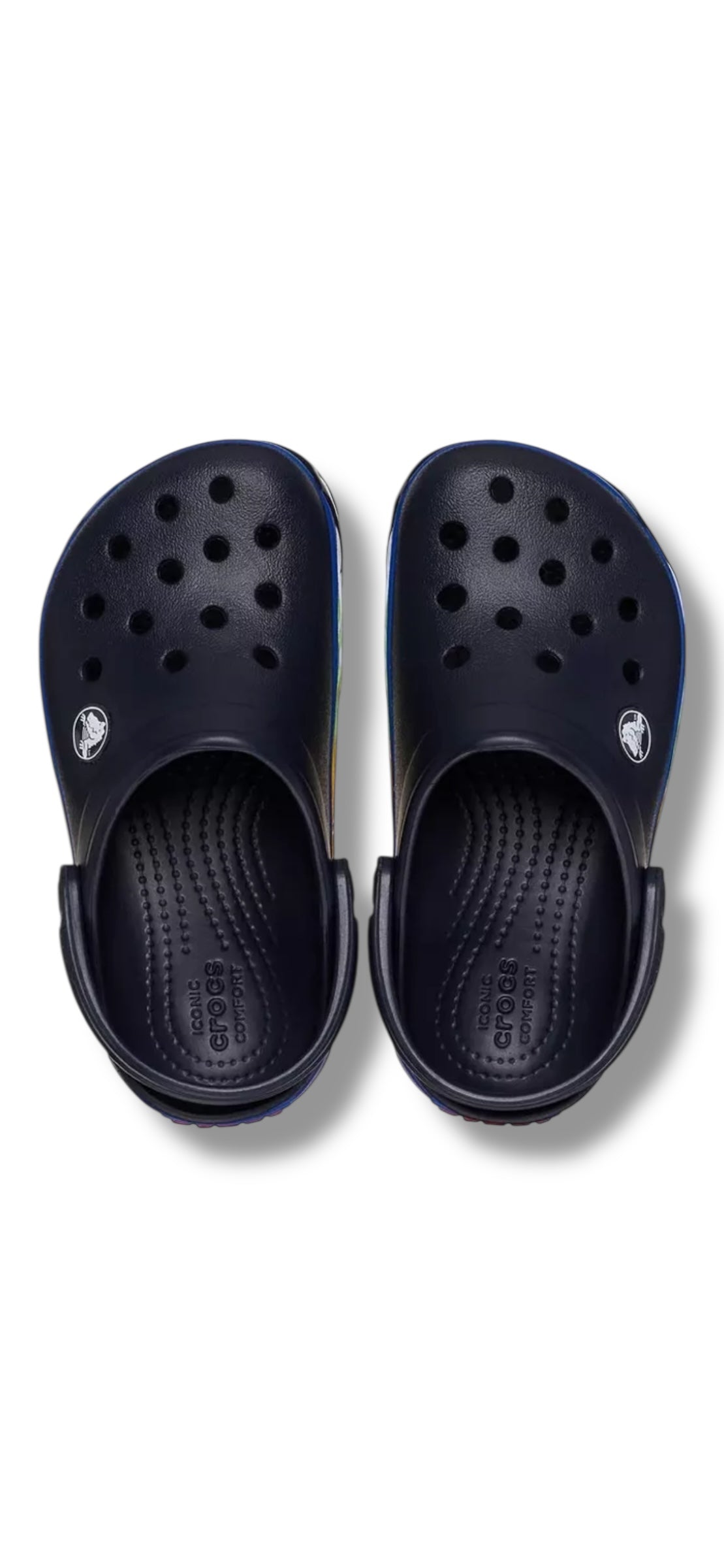 Crocs - Boys dark navy light-up croc - Crocband lights clog