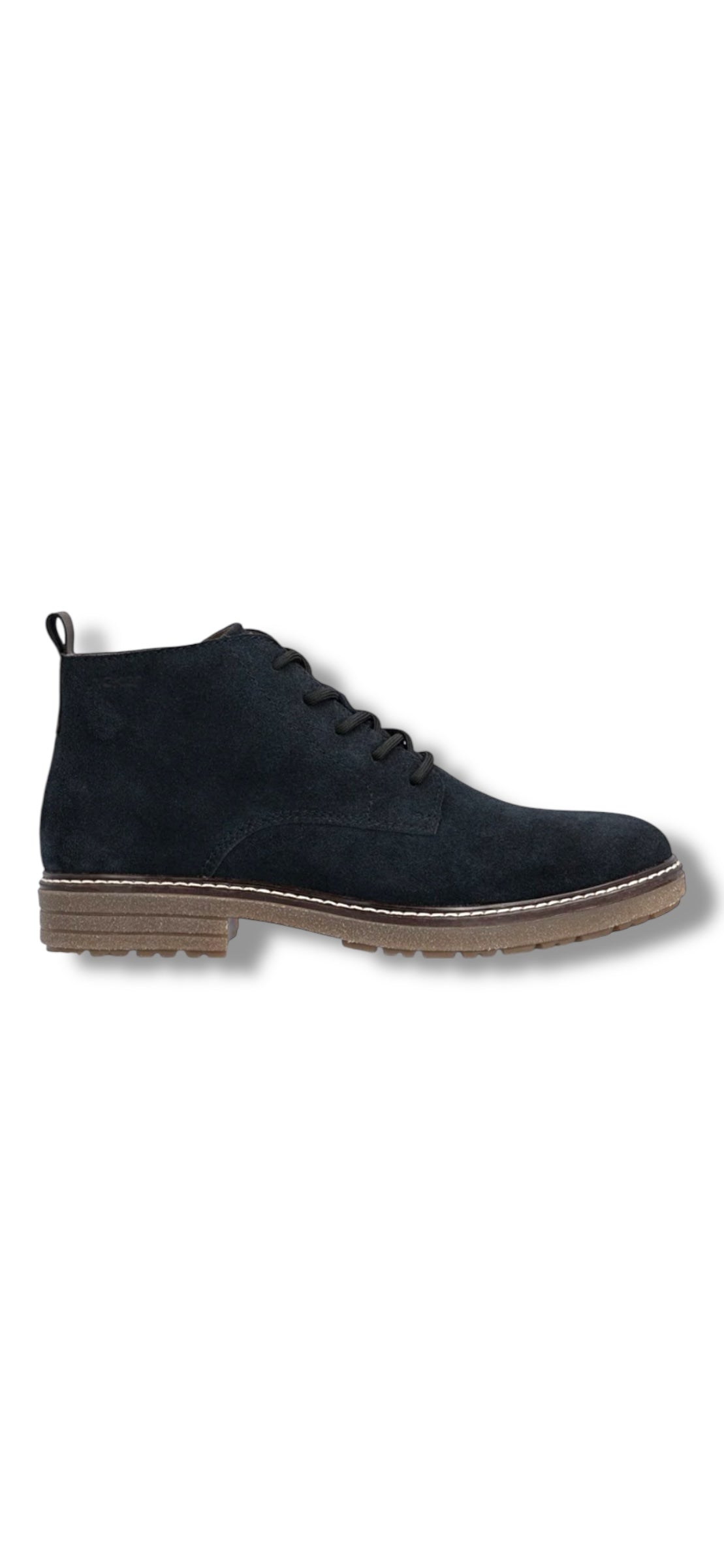 Rieker - Men’s navy suede boot - 33106-14