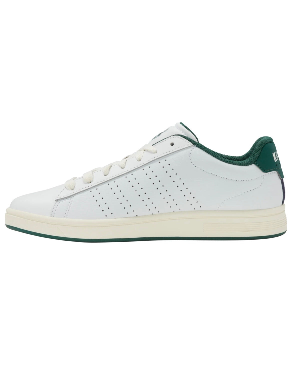 K Swiss - Men’s white/green suede shoe - Logan Kline LTH