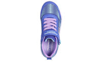 Skechers - girls waterproof lavender/blue runner - dynamic tread journey time