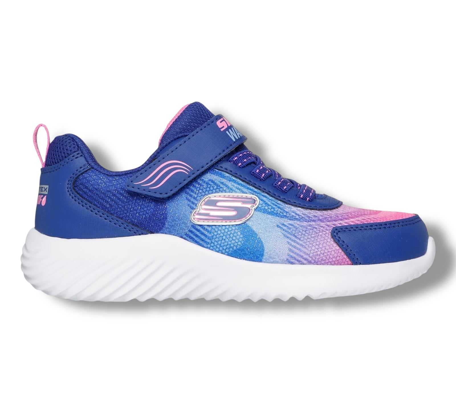 Skechers - Girls navy/pink waterproof runner - Hydra Cool