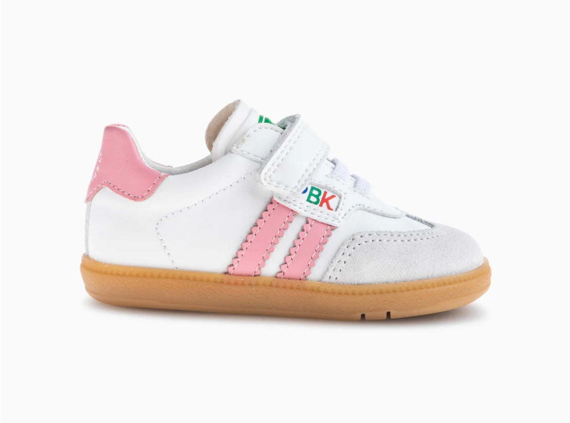 Pablosky - Girls pink/white barefoot trainer - 046707