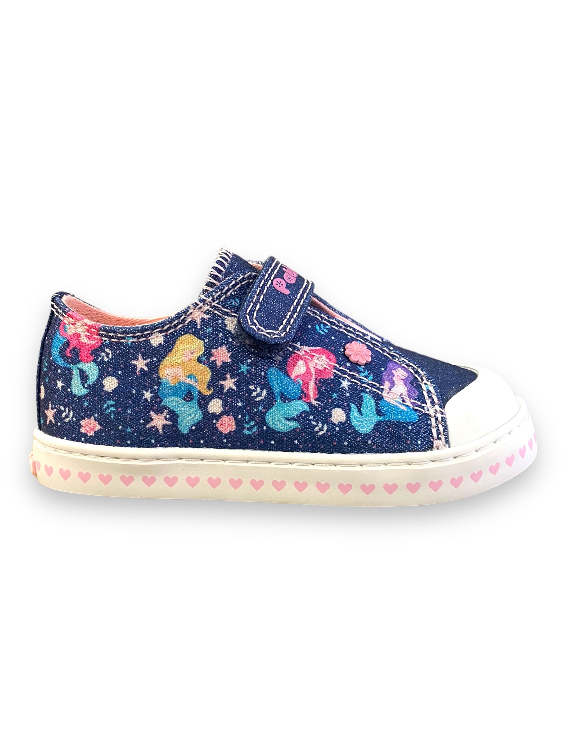Pablosky - Girls navy glitter canvas - 975620