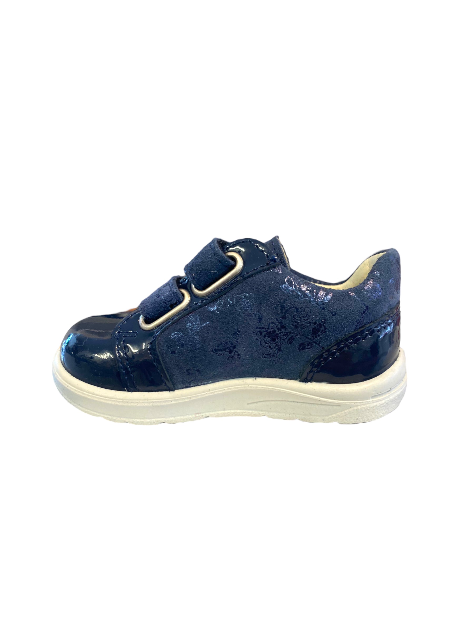 Ricosta - Girls navy patent shoe - Jasmine nautic/see.