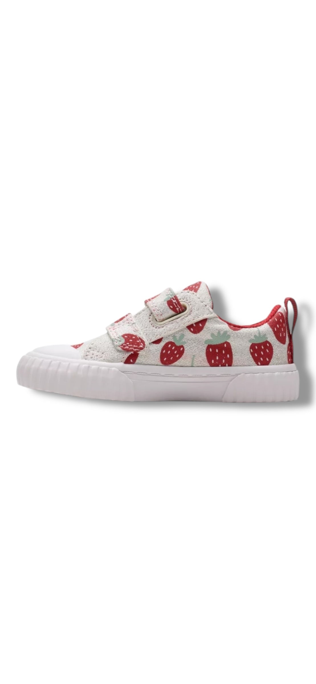 Clarks - Girls strawberry canvas - FoxingFraiseT