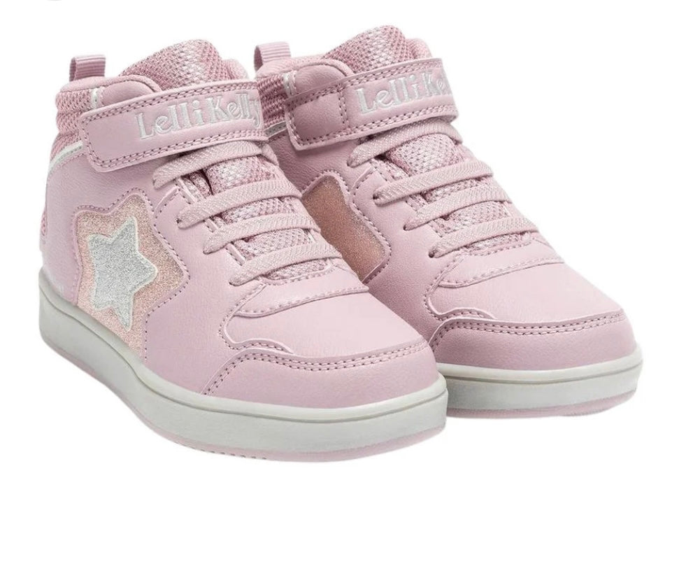 Lelli Kelly - Girls pink/silver glitter water resistant ankle boot - LKAA5224 Rosa