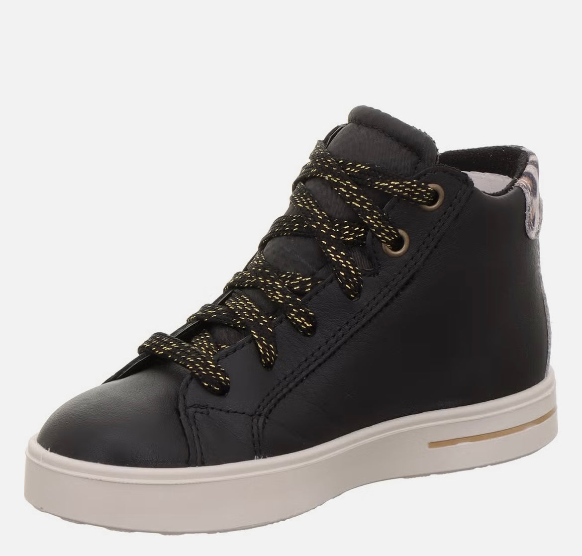 Superfit - Girls black/cheetah leather gortex boot - Stella