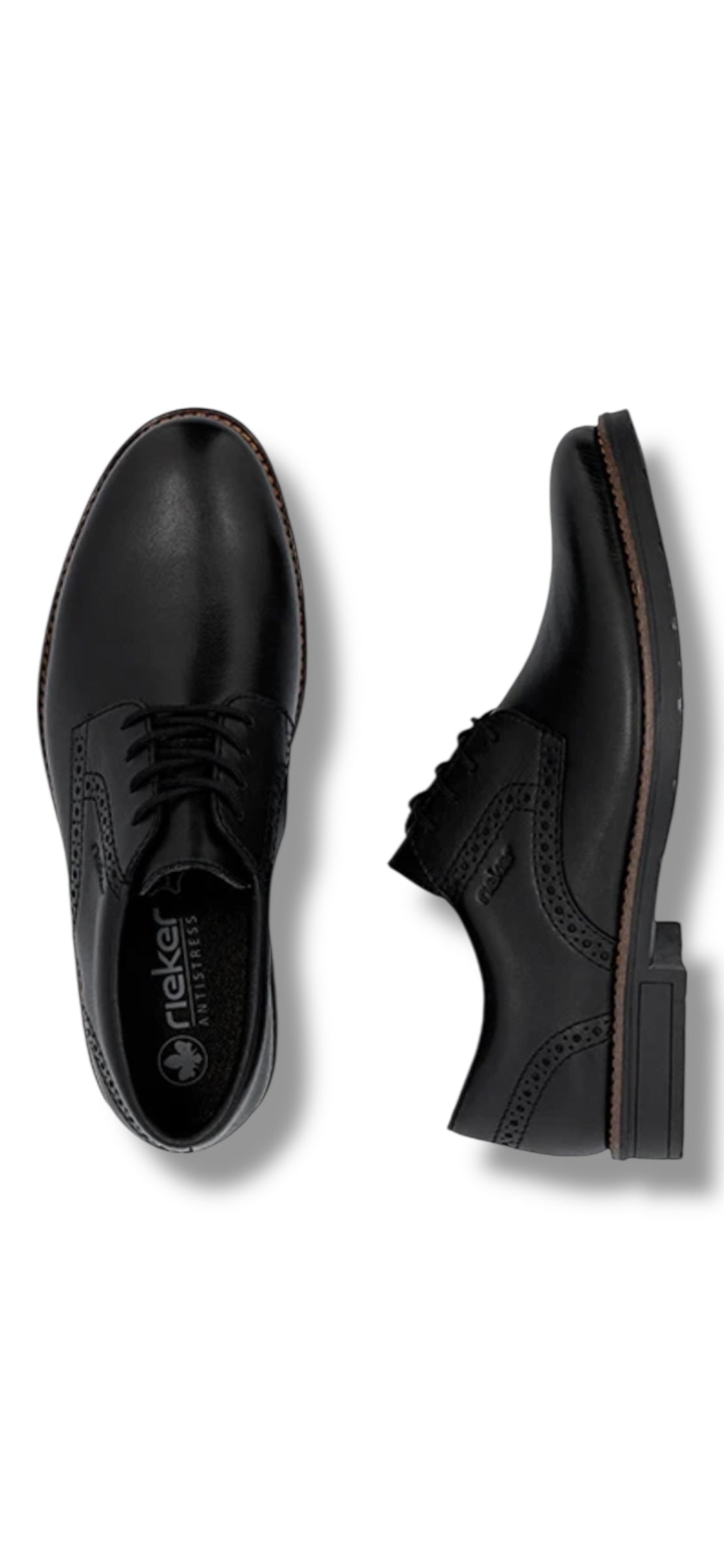 Rieker - Mens black shoes - 14642-00