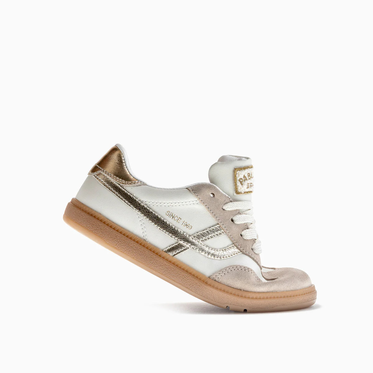 Pablosky - Girls white/gold shoe - 210633