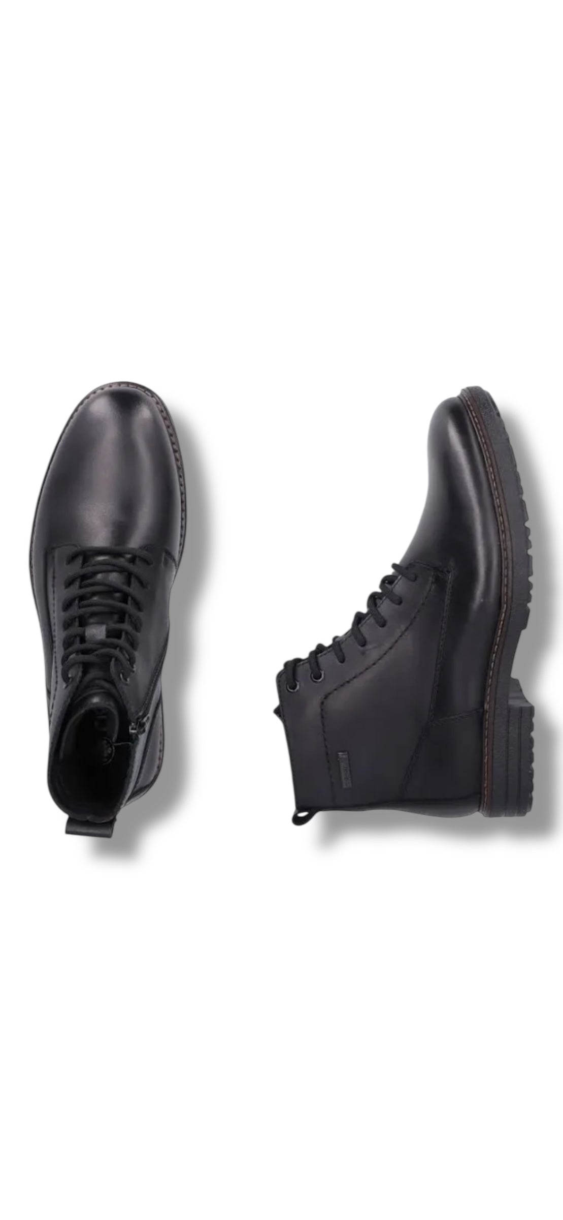 Rieker - Men’s black waterproof leather boot - 33143-00