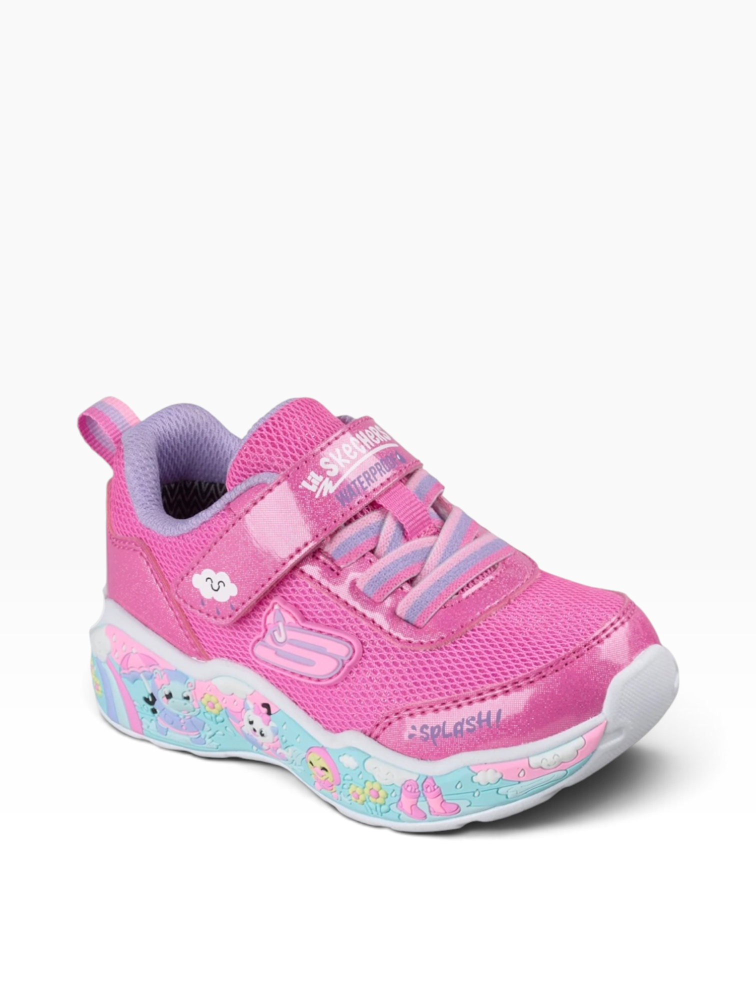 Skechers - Girls pink waterproof runners - Shimmer Splash