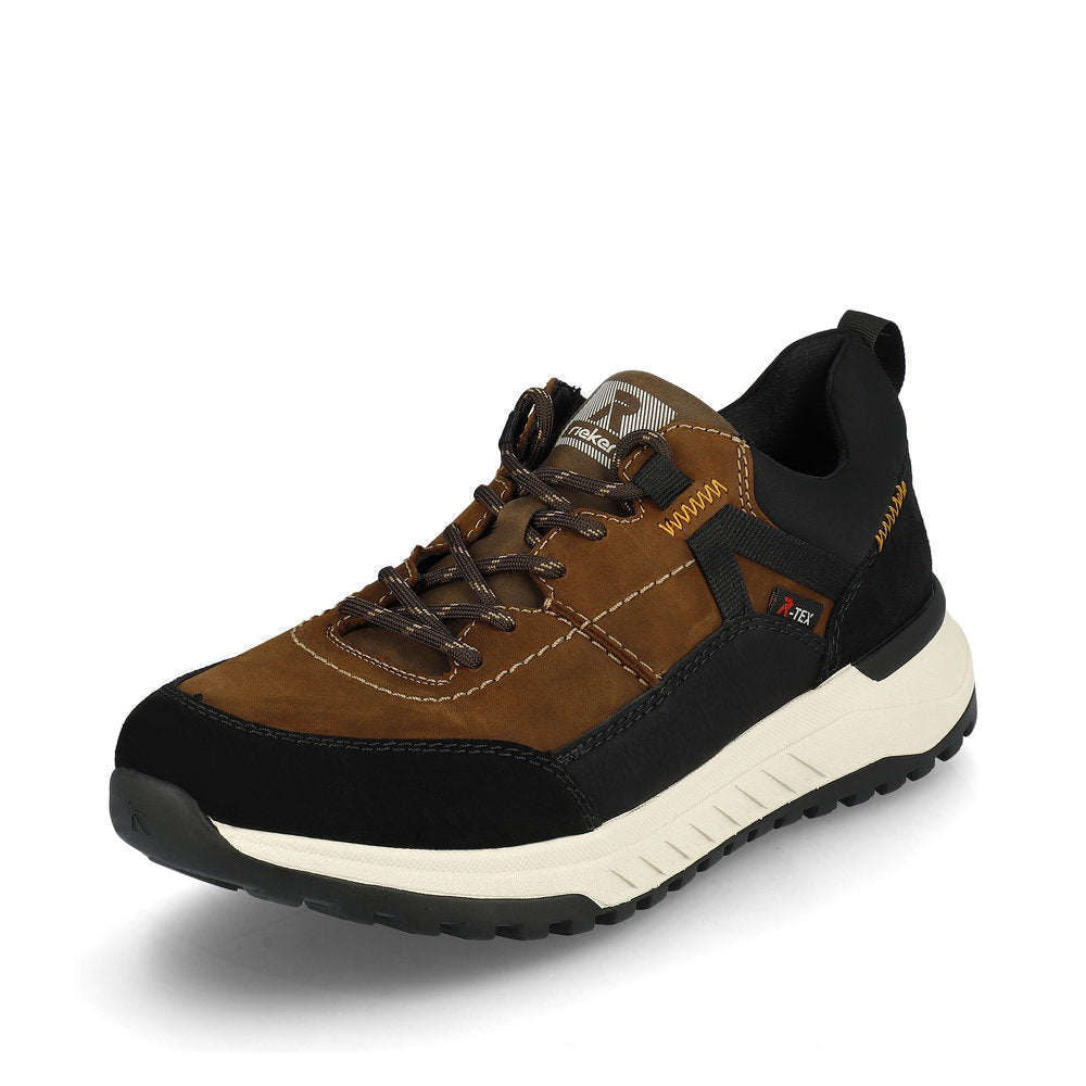 Rieker - Mens brown waterproof shoe - UO100-22
