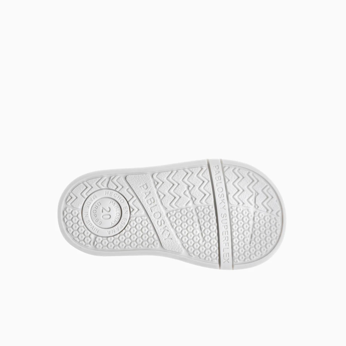 Pablosky - Boys navy/white Velcro shoe - 062320