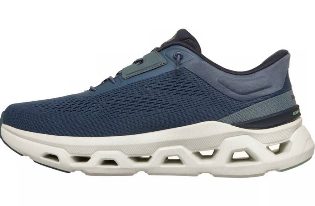 Skechers - Men’s navy slip in runner - Korvus