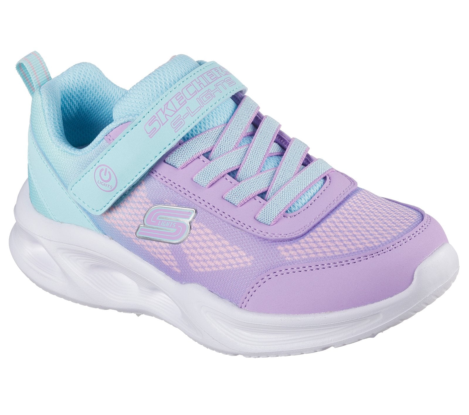 Skechers - Girls Aqua/lavender runner - ombré deluxe.