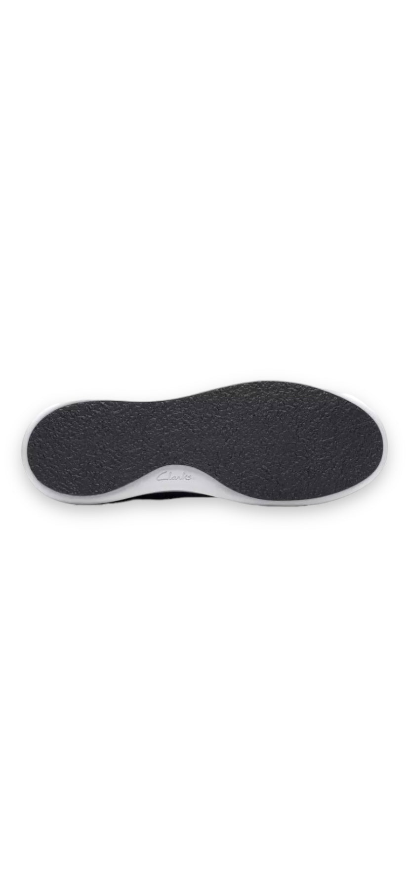 Clarks - Mens navy nubuck shoe - Courtlite Run