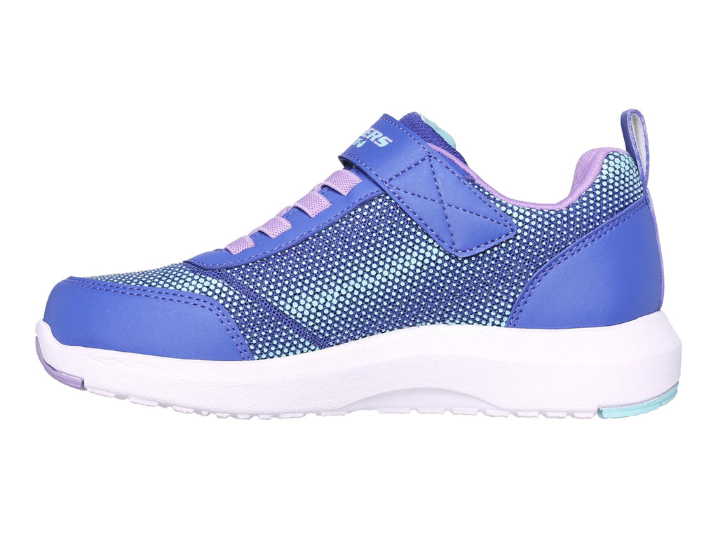 Skechers - girls waterproof lavender/blue runner - dynamic tread journey time