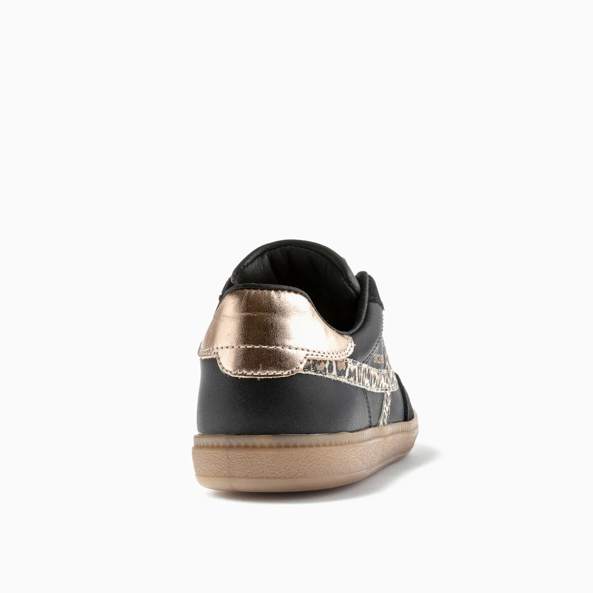 Pablosky - Girls black/cheetah shoe - 210610