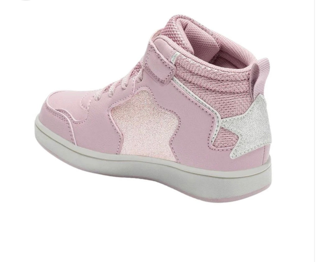 Lelli Kelly - Girls pink/silver glitter water resistant ankle boot - LKAA5224 Rosa