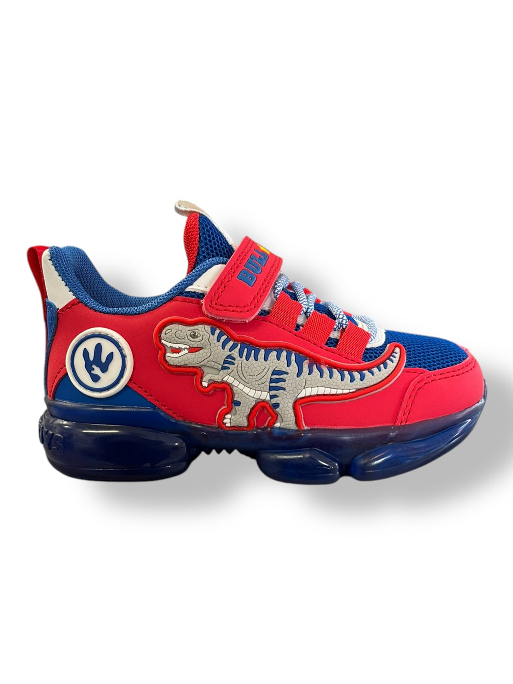 Bully Boys - Red/blue, light-up runner with dinosaur sounds - T-Rex