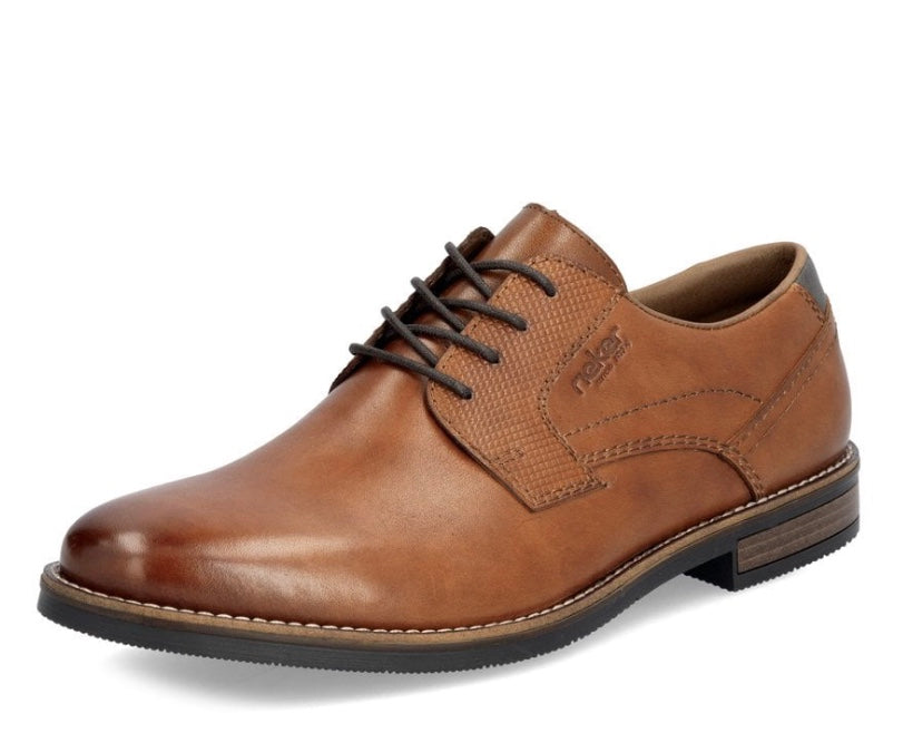 Rieker - Mens brown dress shoe - 13523-24