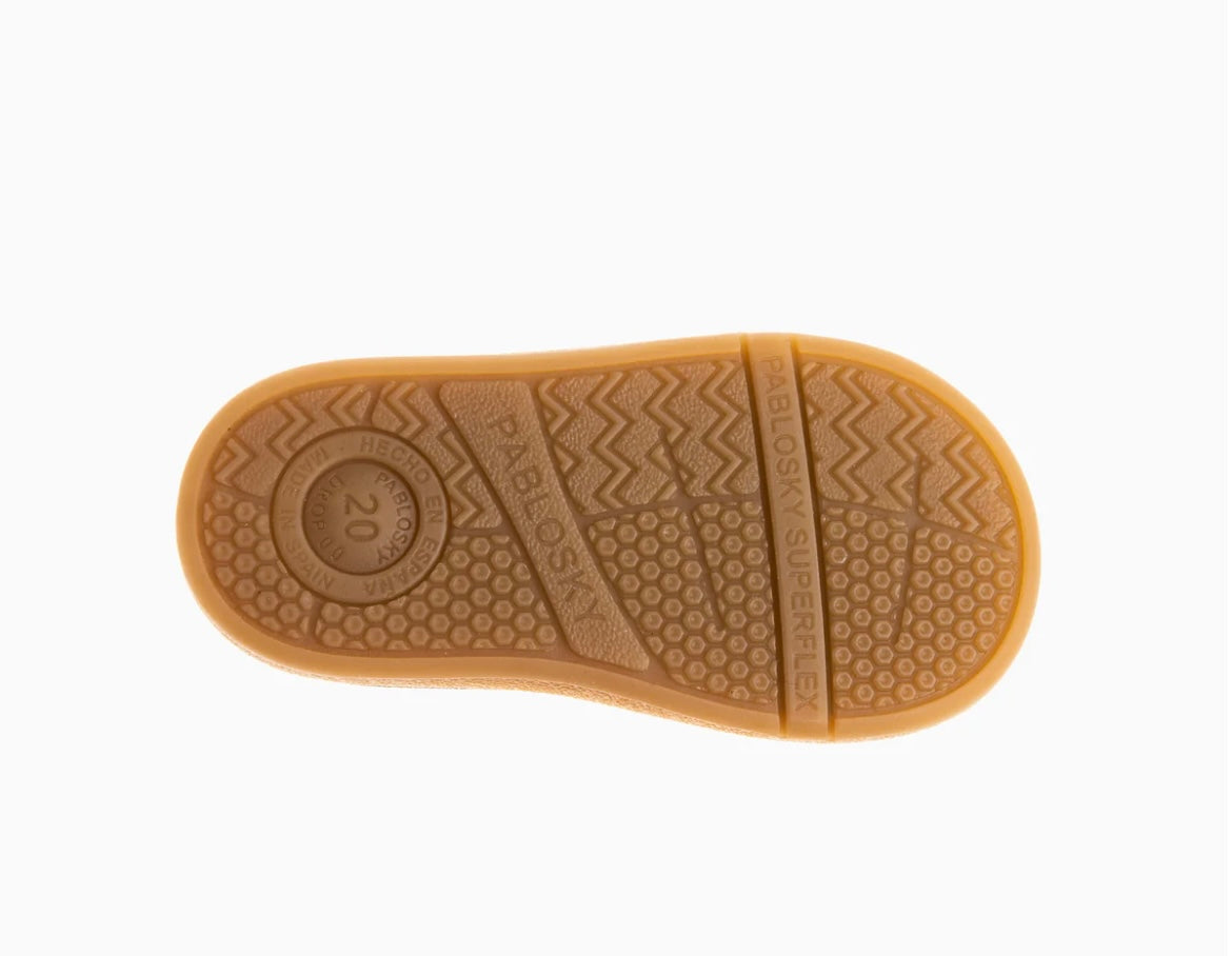 Pablosky - Girls pink/white barefoot trainer - 046707