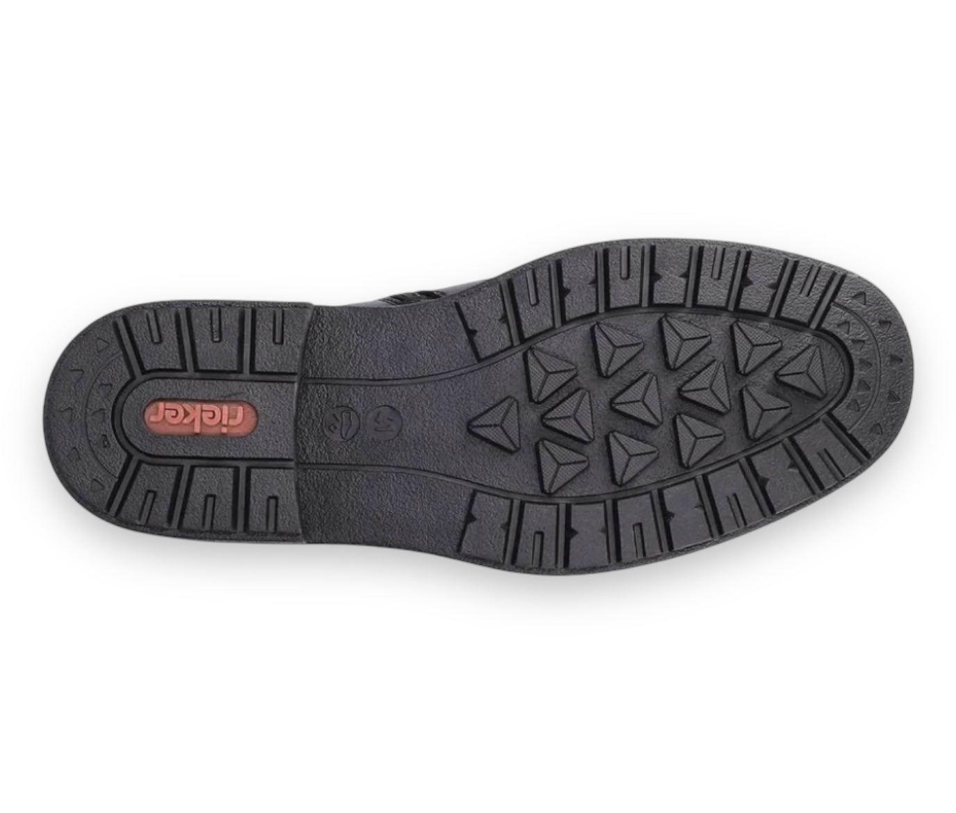 Rieker - Men’s black Chelsea boot with side zip- 33180-00