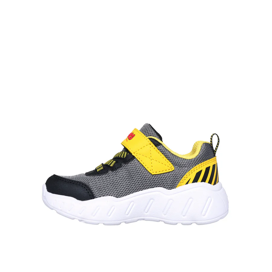 Skechers - Boys yellow/grey Velcro runner - Play scene