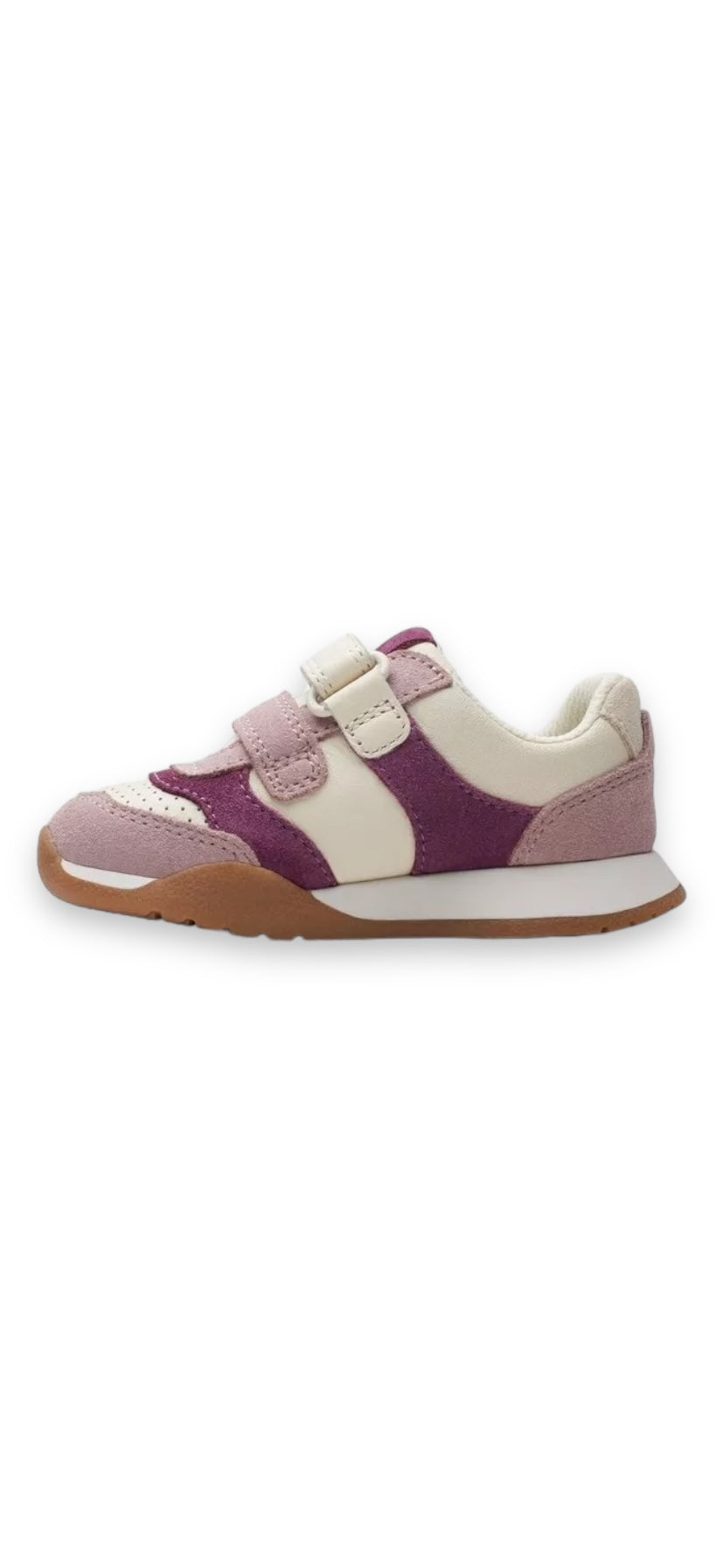 Clarks - Girls dusty pink shoe - Race Hero T