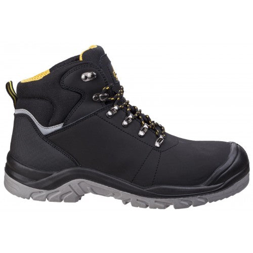 Amblers - Mens black work boots - Delamere