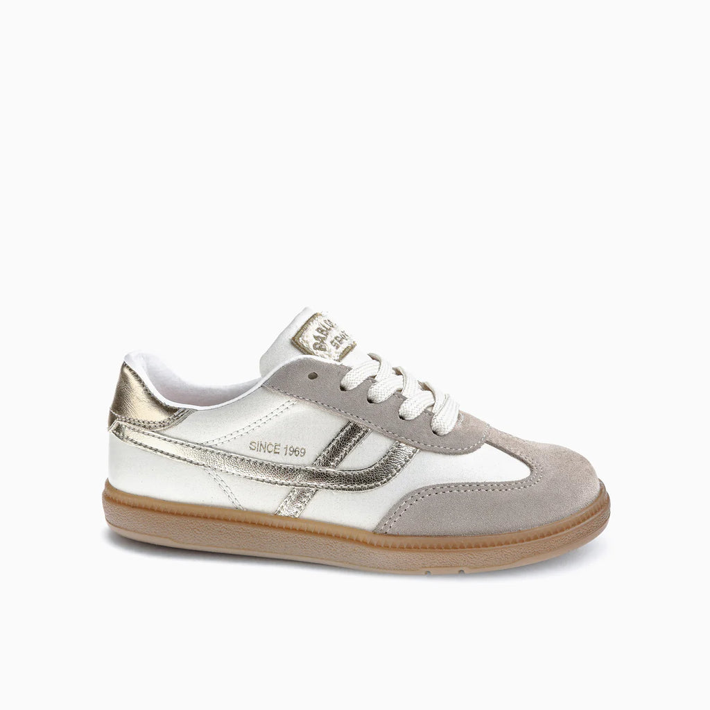 Pablosky - Girls white/gold shoe - 210633