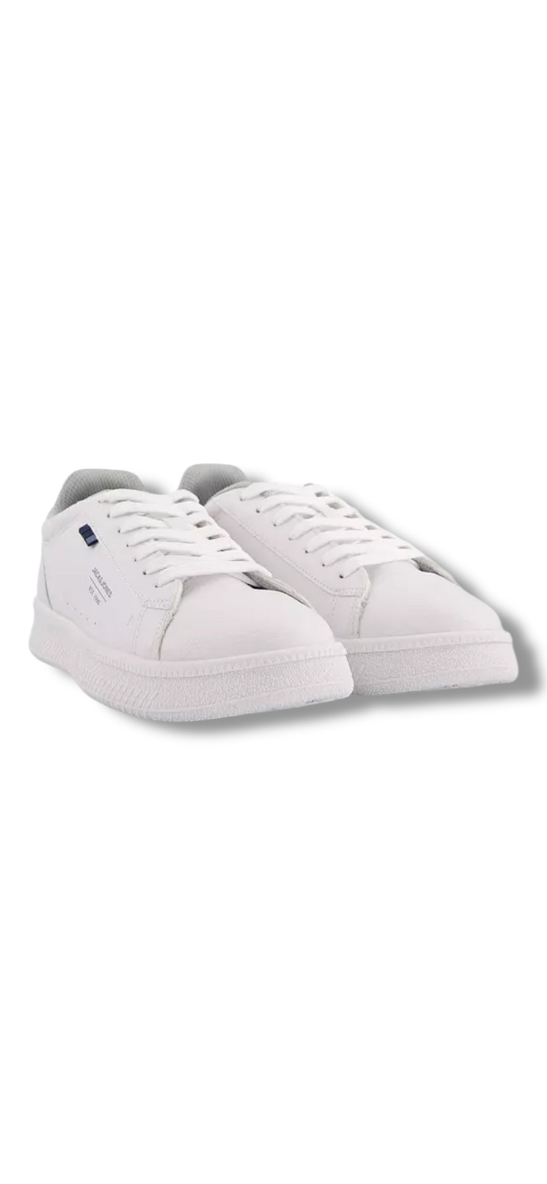 Jack & Jones -Men’s white shoe - Tumble FU Nubuck