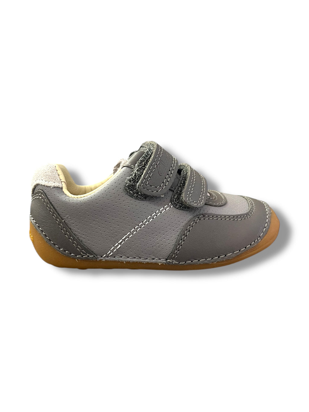 Clarks - Boys grey pre-walker - Tiny dusk T