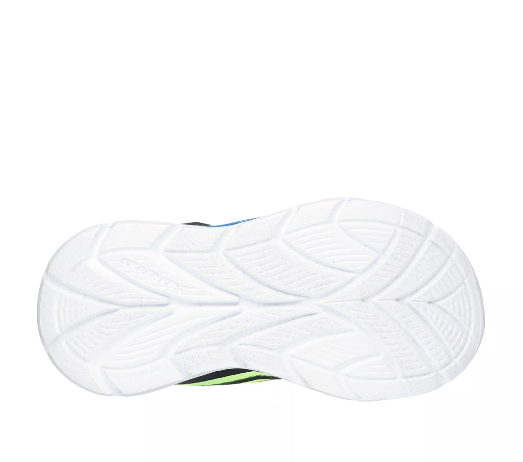 Skechers - Boys black/blue/green runner - Flex glow ultra