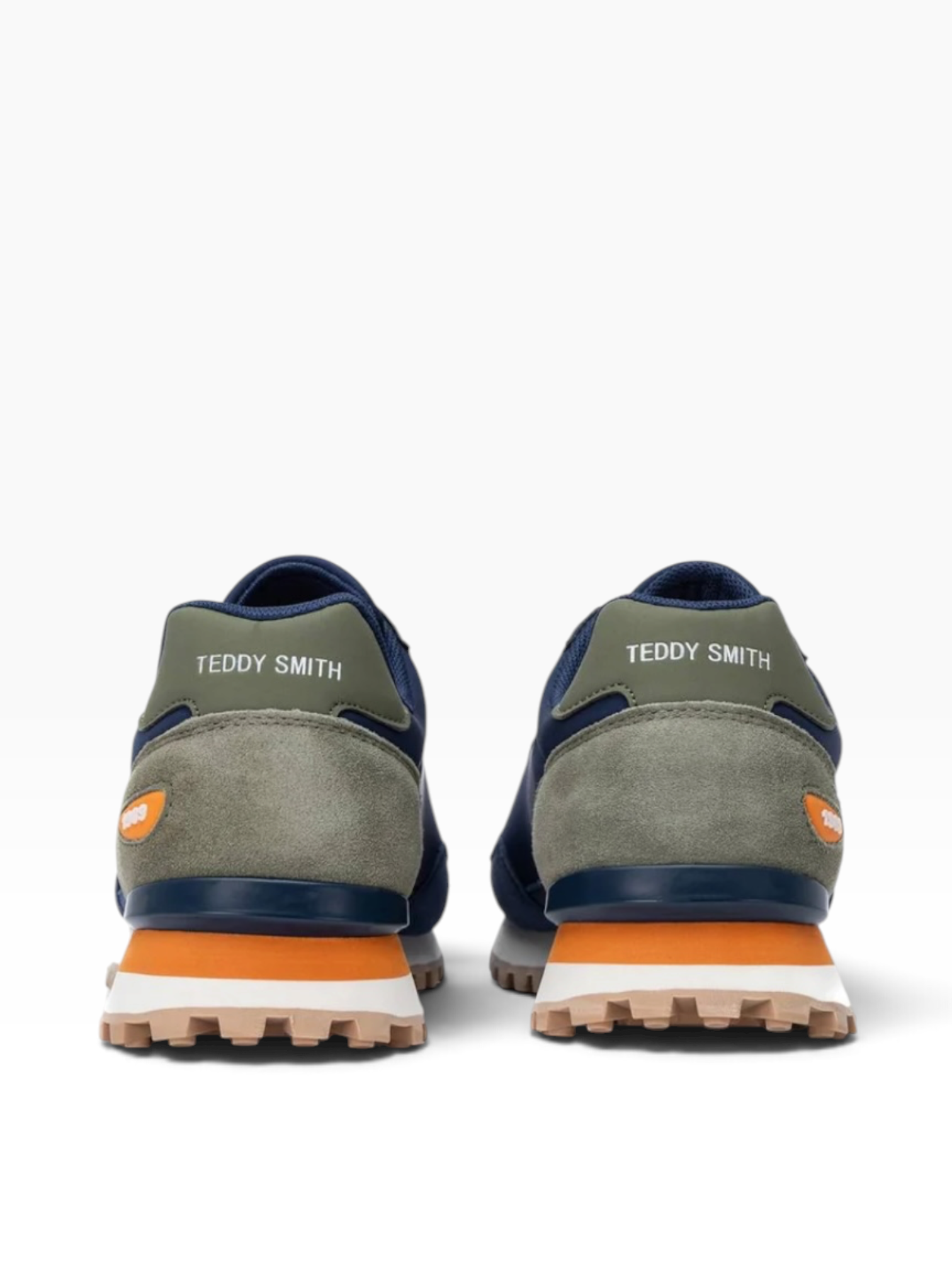 Teddy smith - Mens navy/orange runner - 121000