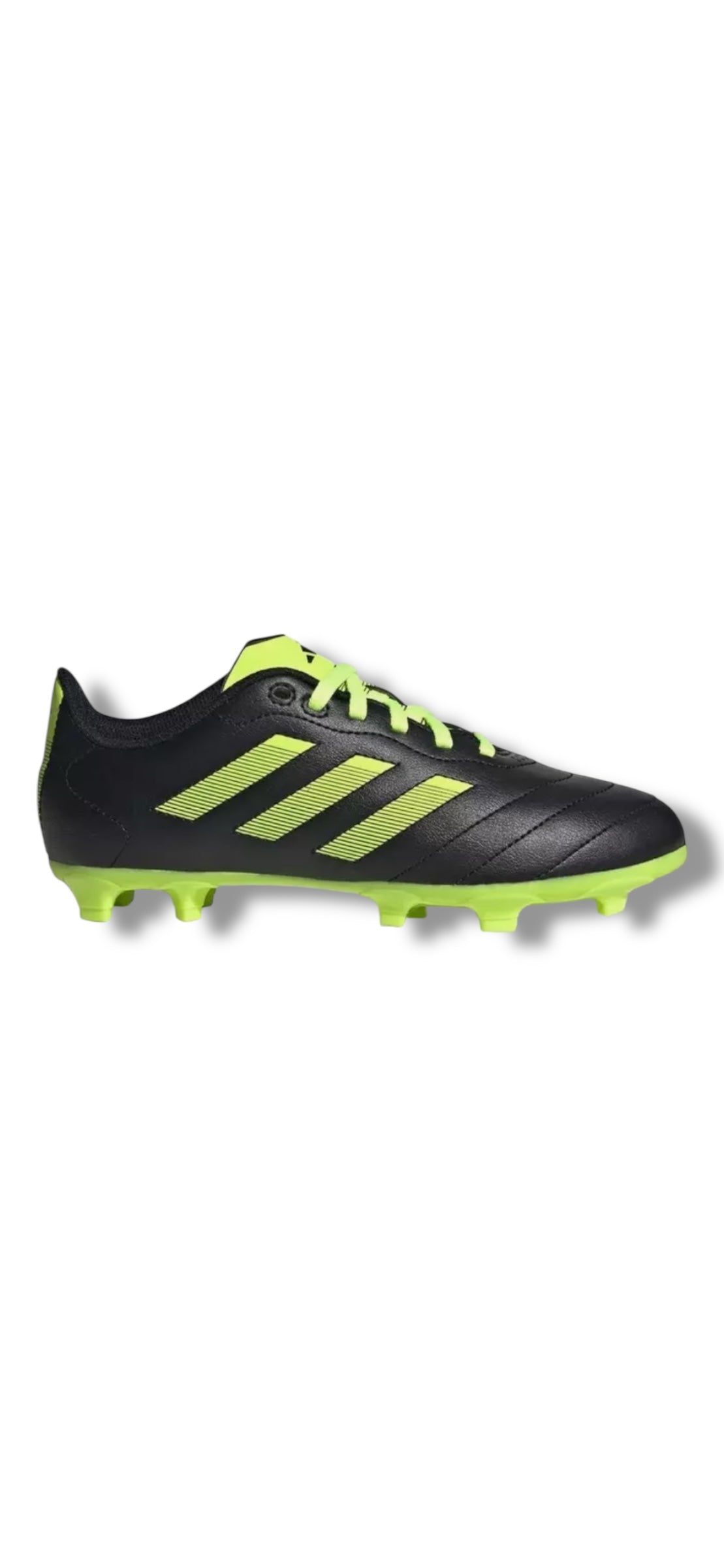 Adidas - Kids black/lime football boot - GOLETTO VIII FG