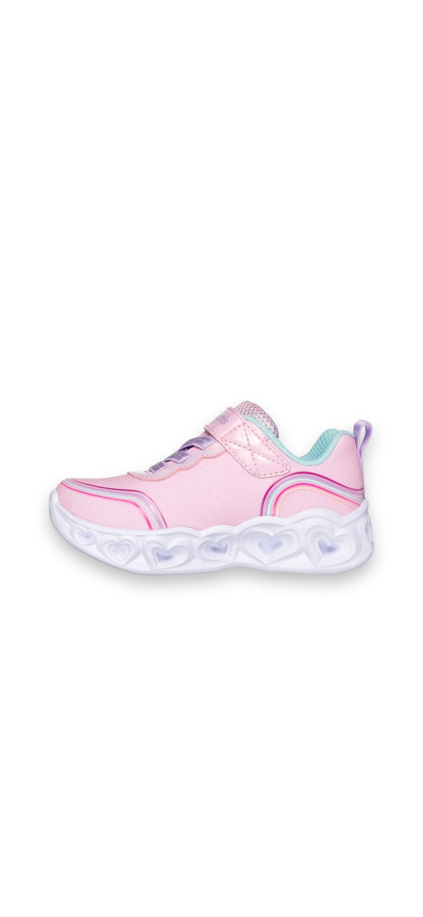Skechers - Pink/multi light up runner - Retro Hearts