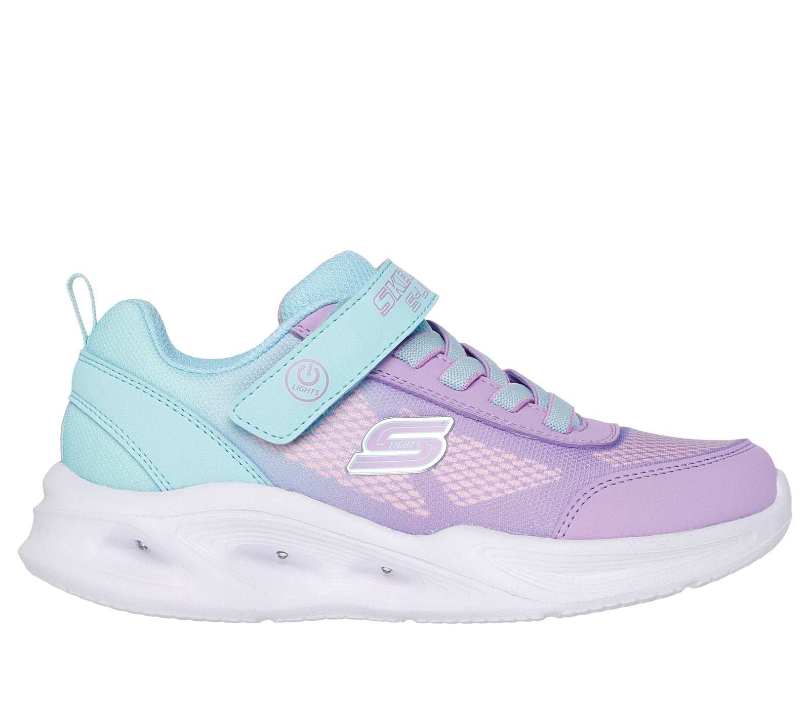 Skechers - Girls Aqua/lavender runner - ombré deluxe.