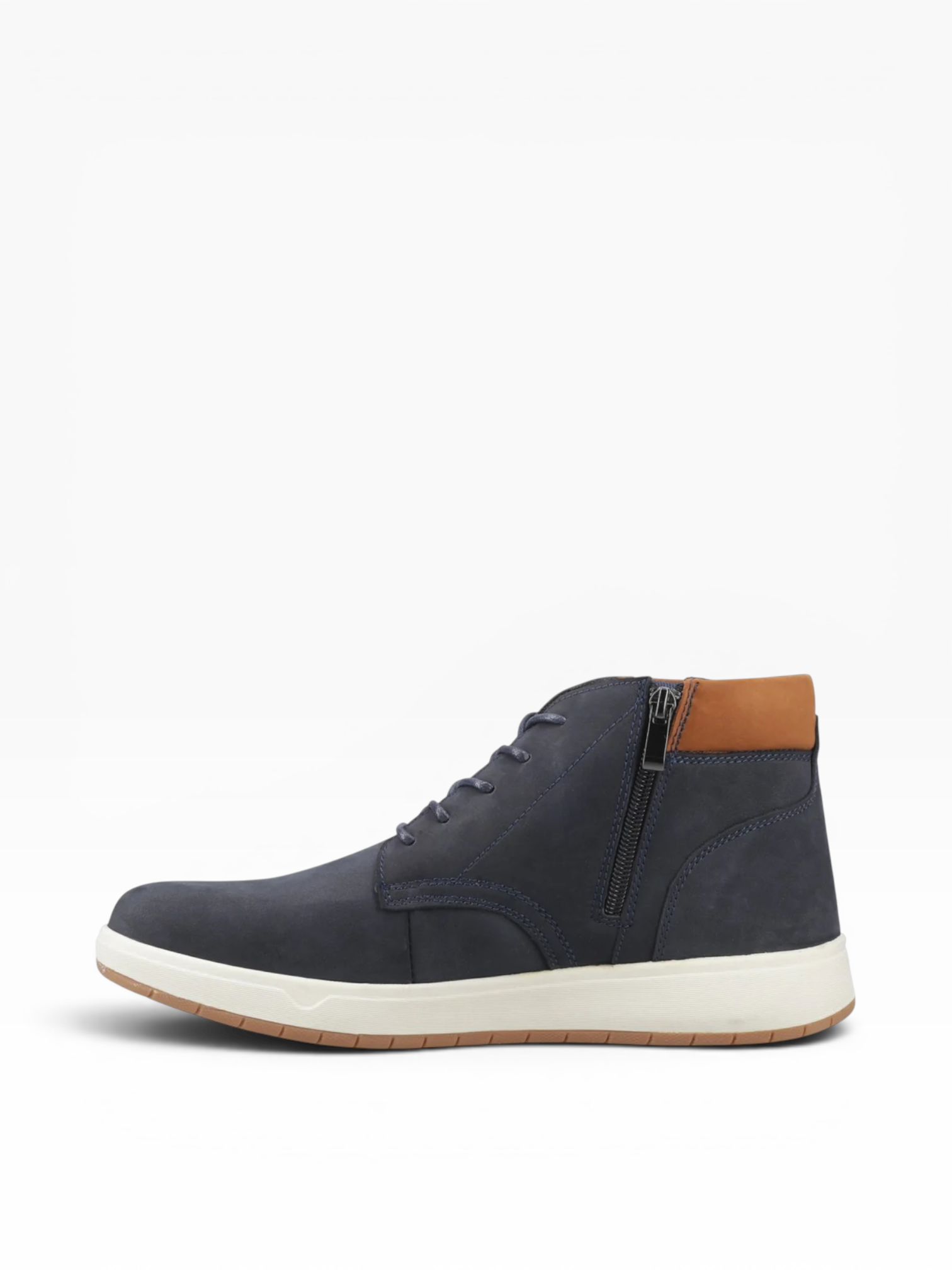 Hush Puppies - Mens Navy boots - Bronko Chukka