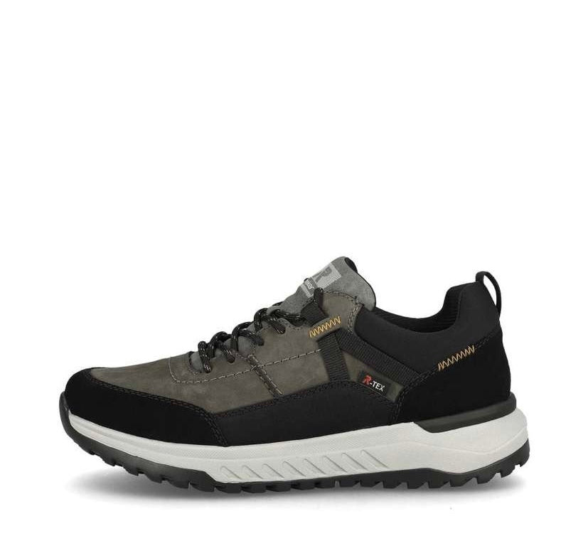 Rieker - Mens grey/black waterproof shoe - U0100-42