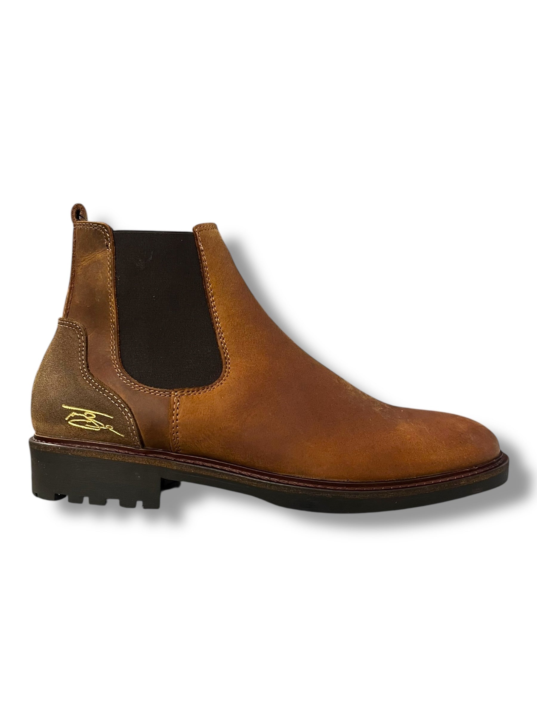 Tommy Bowe - Mens brown slip-in boot - Craven