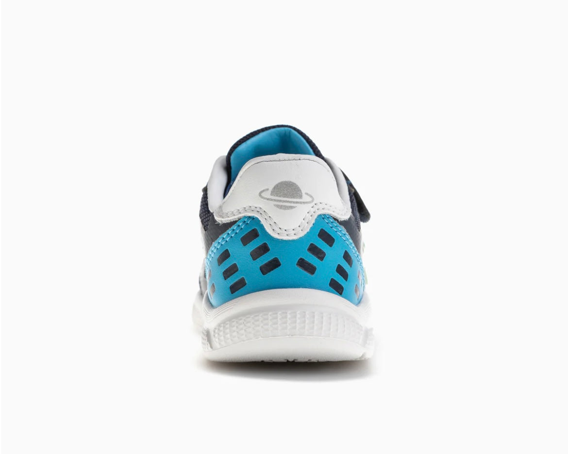 Pablosky - Boys navy/green barefoot runner - 979220