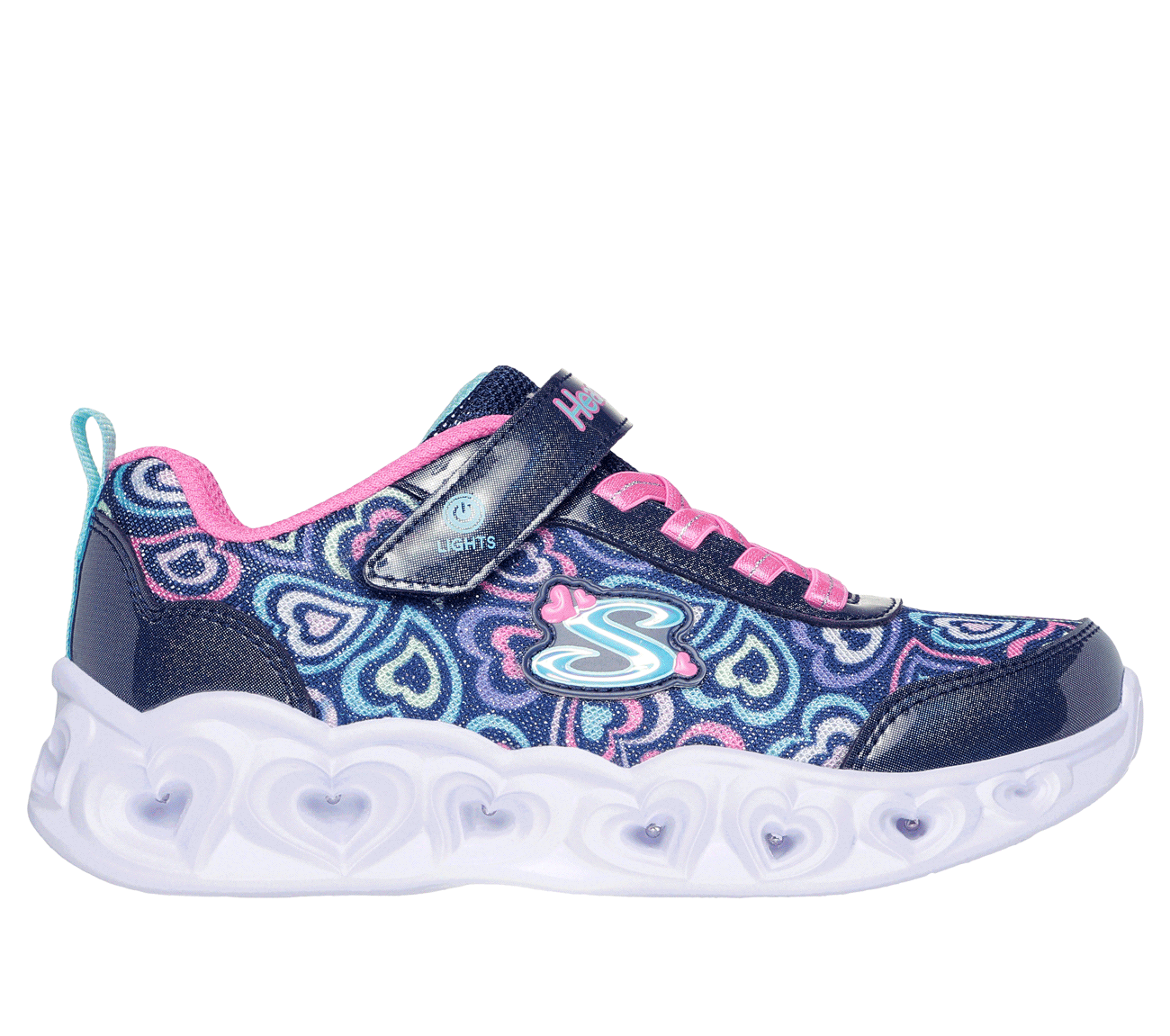 Skechers - Girls heart lights runners - Boogie love