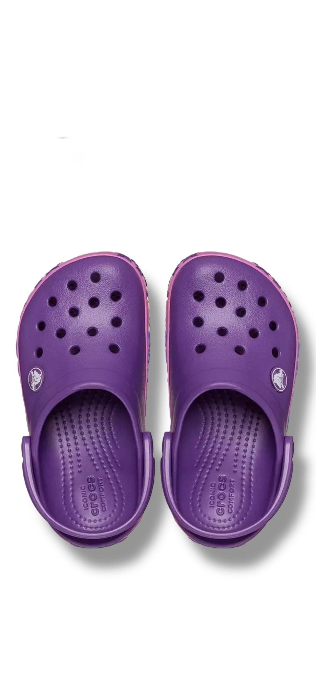 Crocs - Girls purple light-up crocs - Crocband lights clog