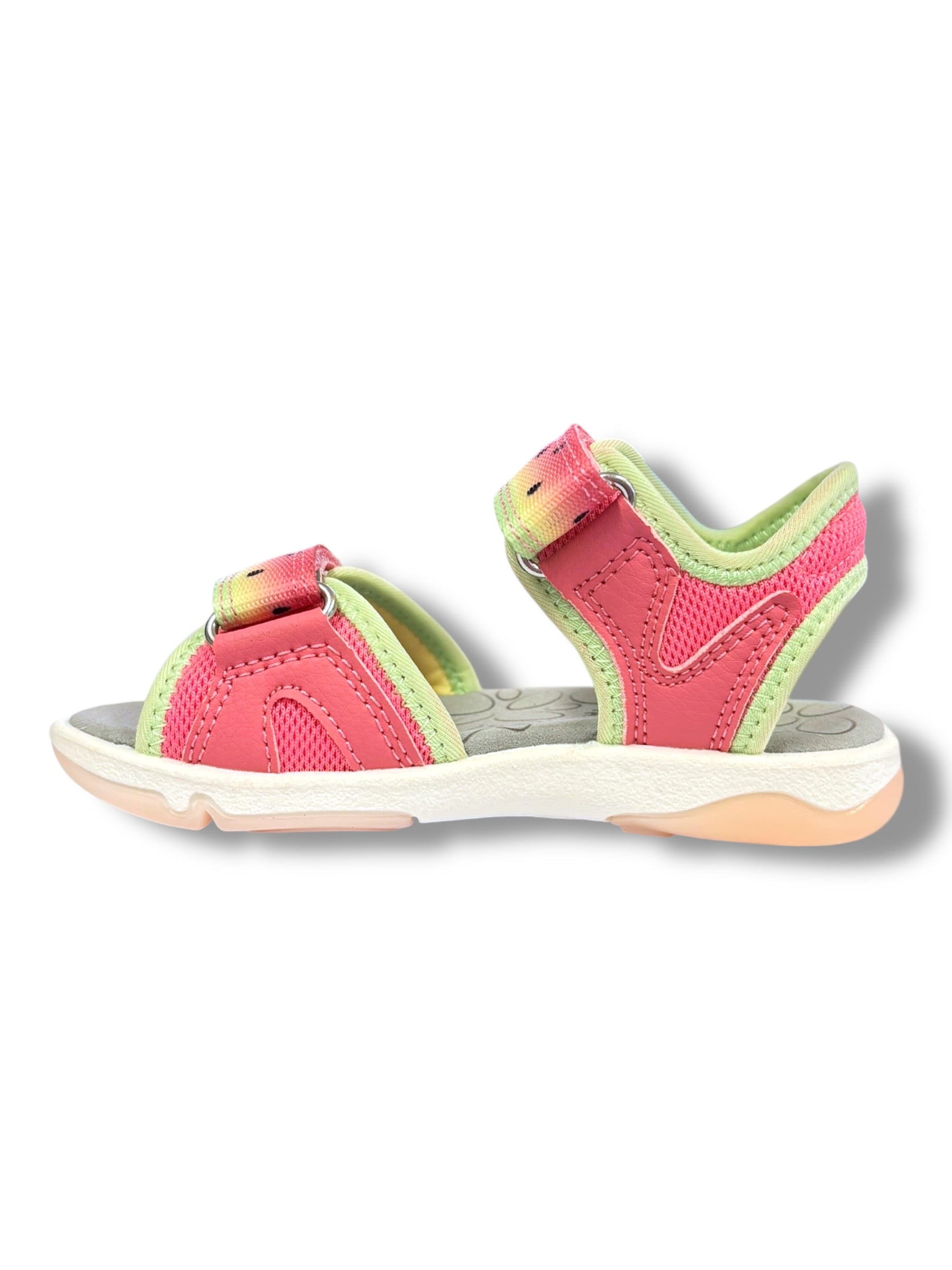 Superfit - Girl watermelon/multi sandal - Pebbles