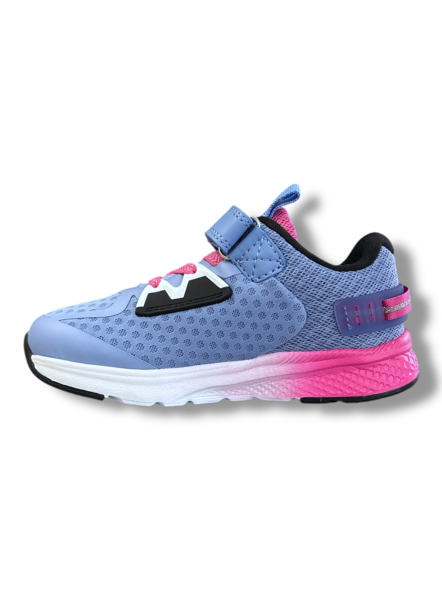 Primigi - Girls blue/pink Velcro runner - 1458122